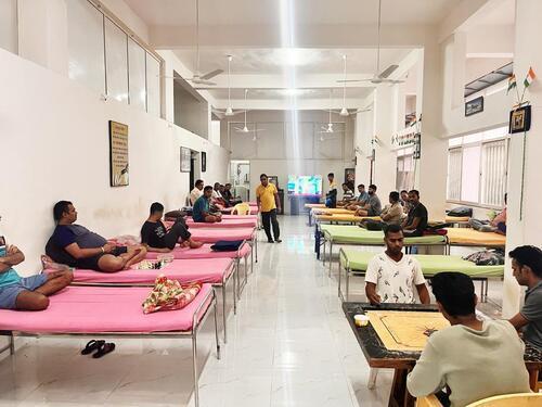 Peaceful residential rehabilitation facility with garden